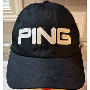 Men's Ping G25 I25 Golf Hat BLACK Embroidery  Adjustable Baseball Cap